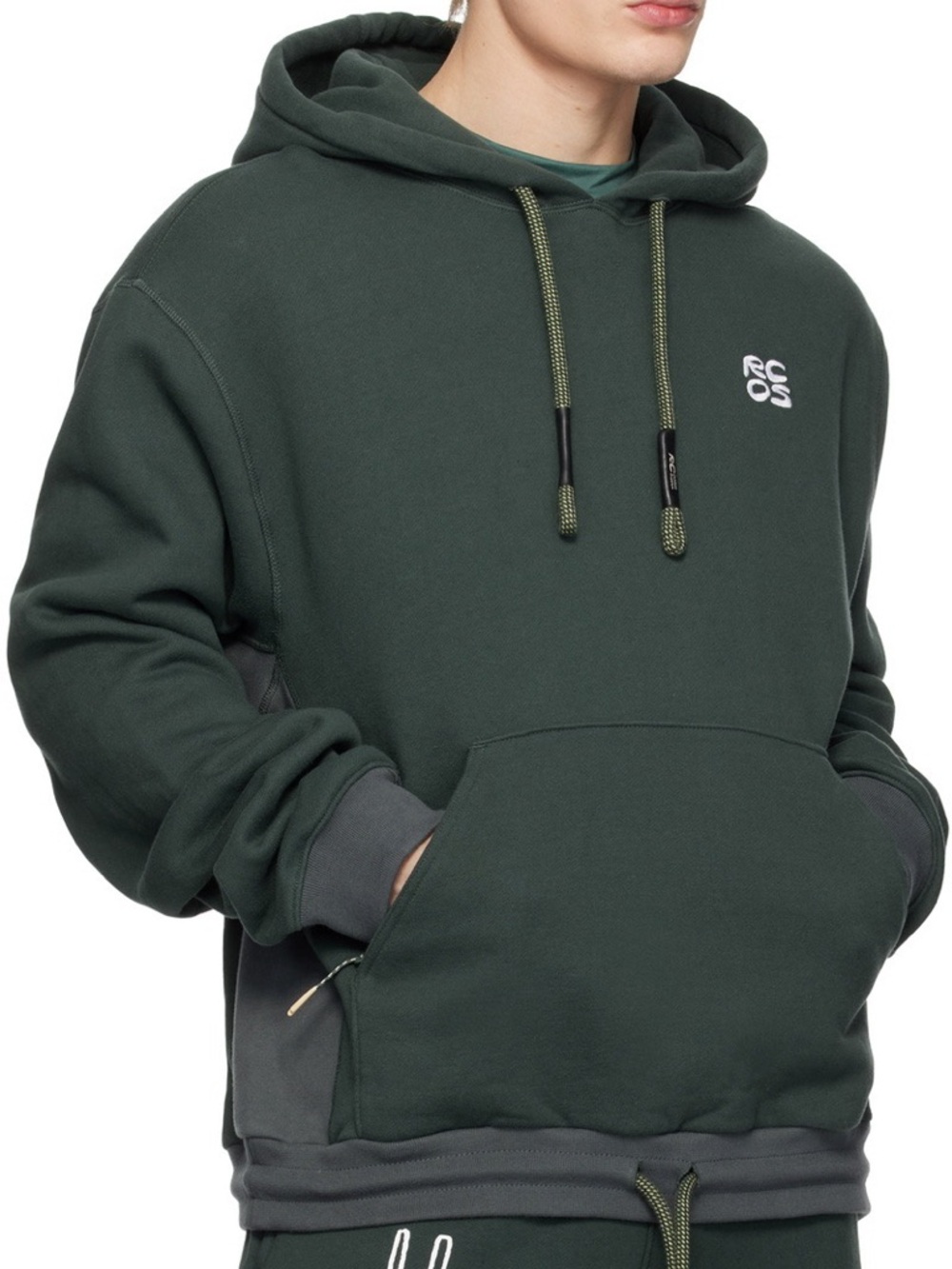 RCOS (RC Outdoor Supply) Stack Logo Hoodie Olive Green (see pics) Size Small NWT